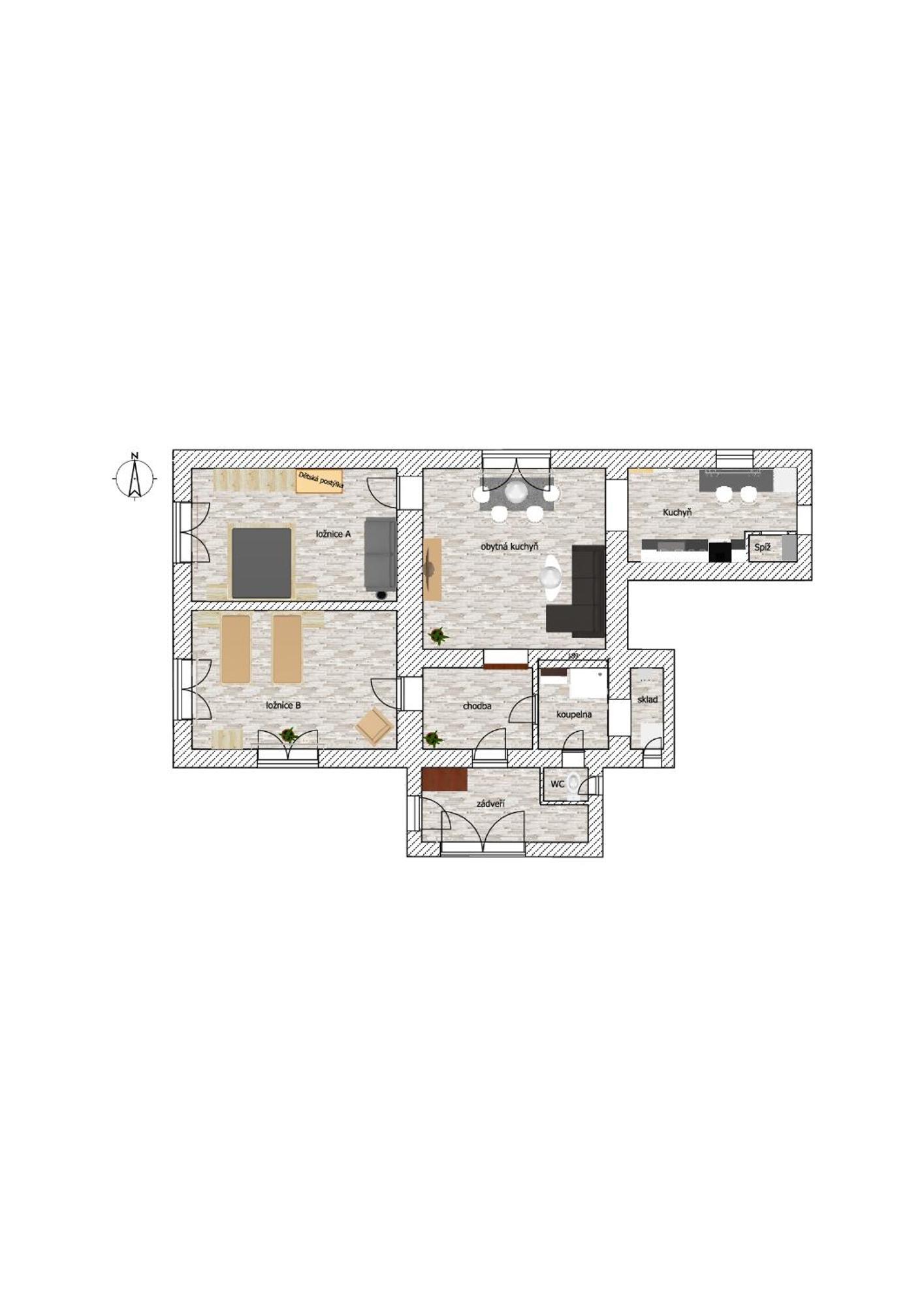 Apartment Moderni Klidny V Prirode, S Parkovanim. *